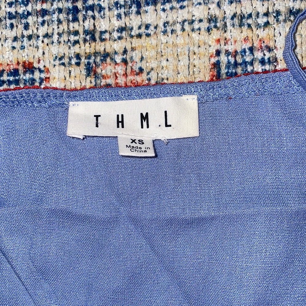 THML Embroidered High Neck Top SZ XS EUC - Picture 3 of 5